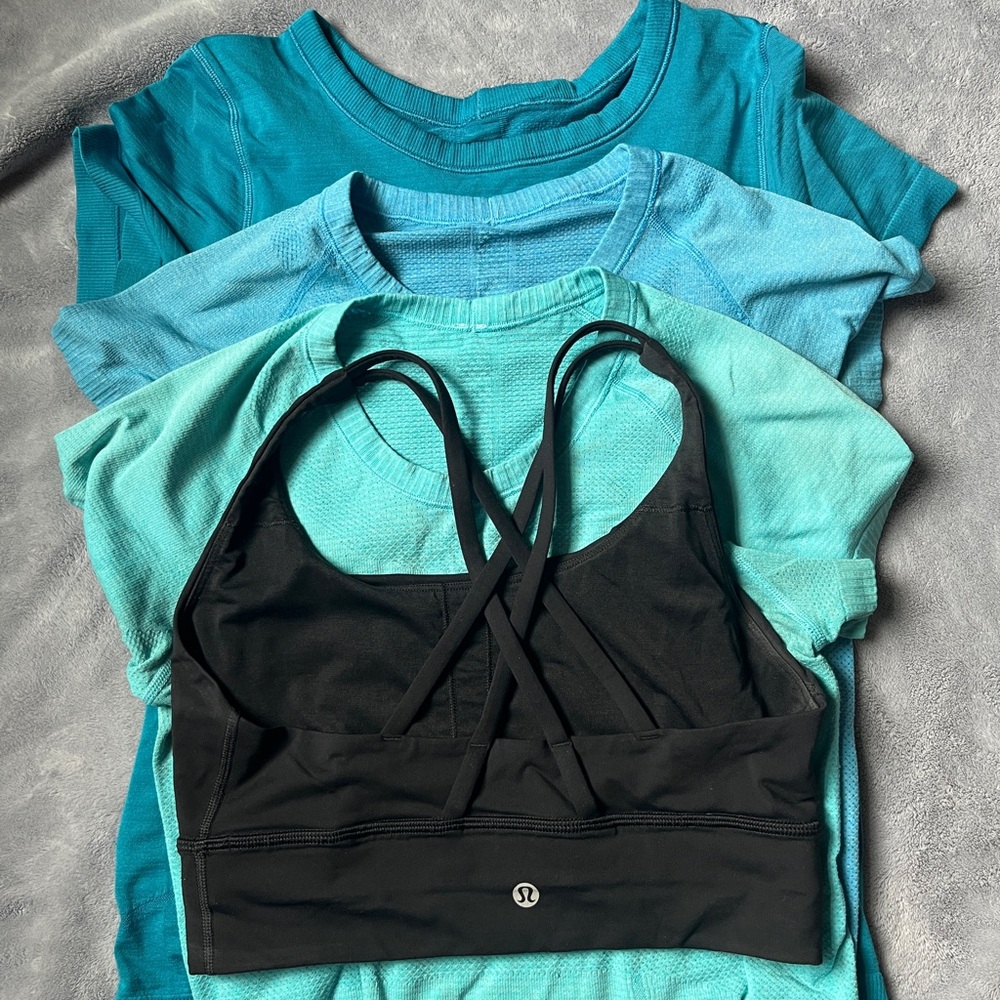 USED swiftly tech size 6 + energy bra bundle